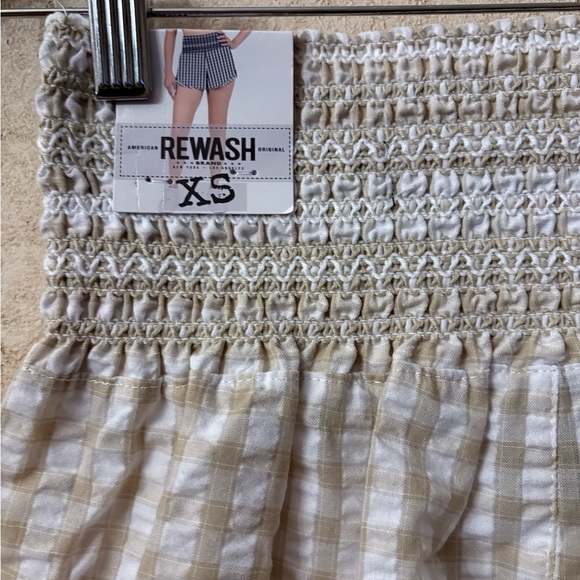 Rewash Women's High Waist Shorts(Waist 23”Length 14”) - Picture 3 of 4